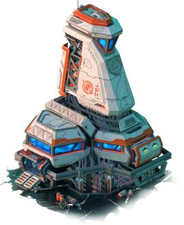 Space Age Titan Town Hall .